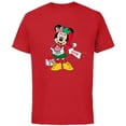 thumbnail image 1 of Disney Minnie Mouse Secret Santa Cupcake Nice for Christmas - Short Sleeve Cotton T-Shirt for Adults - Customized-Red, 1 of 5