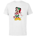 thumbnail image 1 of Disney Minnie Mouse Secret Santa Cupcake Nice for Christmas - Short Sleeve Cotton T-Shirt for Adults - Customized-White, 1 of 5