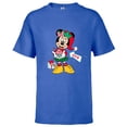 thumbnail image 1 of Disney Minnie Mouse Secret Santa Cupcake Nice for Christmas - Short Sleeve T-Shirt for Kids - Customized-Royal, 1 of 5