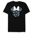 thumbnail image 1 of Disney Minnie Mouse September Birth Month Birthstone Flowers - Short Sleeve Blended T-Shirt for Adults - Customized-Black, 1 of 5