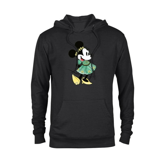 Disney Minnie Mouse Green Irish Costume St. Patrick's Day - Pullover Hoodie for Adults - Customized-Black