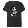 thumbnail image 1 of Disney Minnie Mouse Shamrock Dress St. Patrick's Day - Short Sleeve Blended T-Shirt for Adults - Customized-Dark Heather, 1 of 5