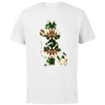 thumbnail image 1 of Disney Minnie Mouse Shape Christmas Holiday Tie-Dye Retro - Short Sleeve Cotton T-Shirt for Adults - Customized-White, 1 of 5