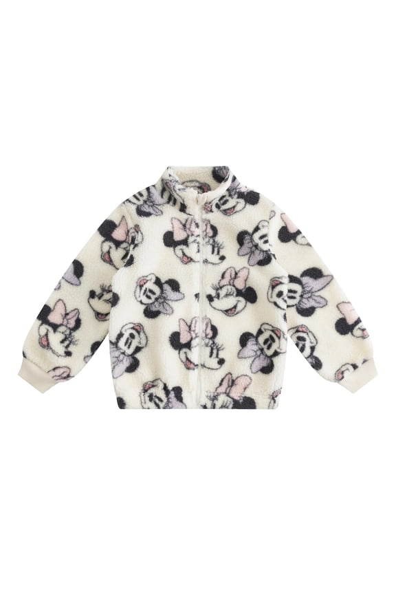 Minnie Mouse Sherpa Coat Jacket (Girls), Sizes 12M-6X