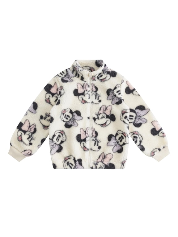 Minnie Mouse Sherpa Coat Jacket (Girls), Sizes 12M-6X