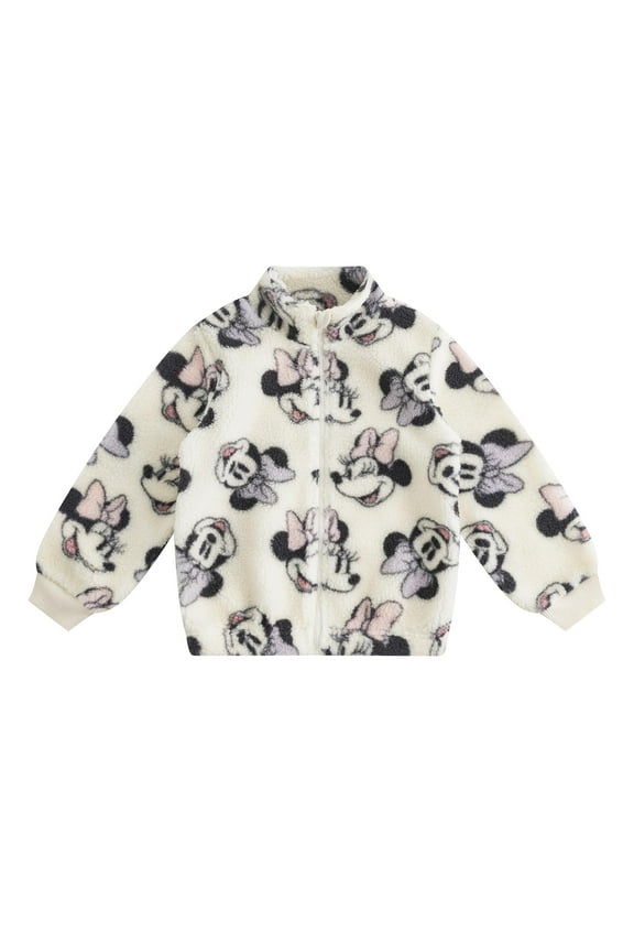 Minnie Mouse Sherpa Coat Jacket (Girls), Sizes 12M-6X