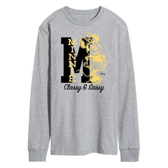 Disney - Minnie Mouse - Shinning Classy & Sassy - Men's Long Sleeve T-Shirt