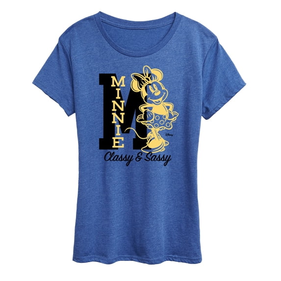Disney - Minnie Mouse - Shinning Classy & Sassy - Women's Short Sleeve Graphic T-Shirt
