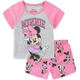 thumbnail image 1 of Disney Minnie Mouse Short Sleeve T-Shirt and Shorts Set (Girls), 2 Piece Set, Sizes 12M-6X, 1 of 7