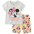 thumbnail image 1 of Disney Minnie Mouse Short Sleeve T-Shirt and Shorts Set (Girls), 2 Piece Set, Sizes 2T-6X, 1 of 7