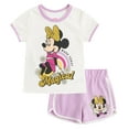 thumbnail image 1 of Disney Minnie Mouse Short Sleeve T-Shirt and Shorts Set (Girls), 2 Piece Set, Sizes 3T-7, 1 of 8