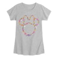 thumbnail image 1 of Disney - Minnie Mouse Sil Bracelet - Youth Girls Fitted Short Sleeve T-Shirt, 1 of 3