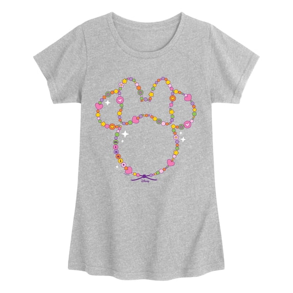 Disney - Minnie Mouse Sil Bracelet - Youth Girls Fitted Short Sleeve T-Shirt
