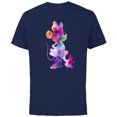 thumbnail image 1 of Disney Minnie Mouse Silhouette Cosmic Tie Dye - Short Sleeve Cotton T-Shirt for Adults - Customized-Navy, 1 of 5