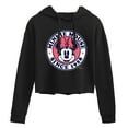 thumbnail image 1 of Disney - Minnie Mouse - Since 1918 - Juniors Cropped Pullover Hoodie, 1 of 5
