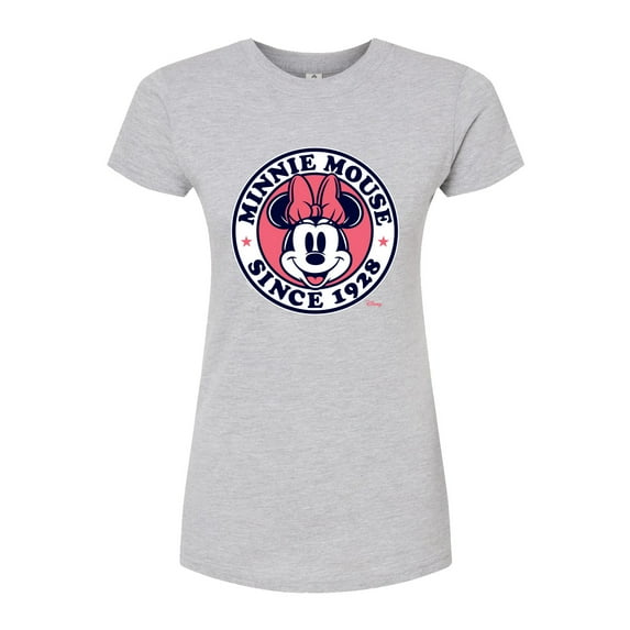 Disney - Minnie Mouse - Since 1918 - Juniors Fitted Graphic T-Shirt