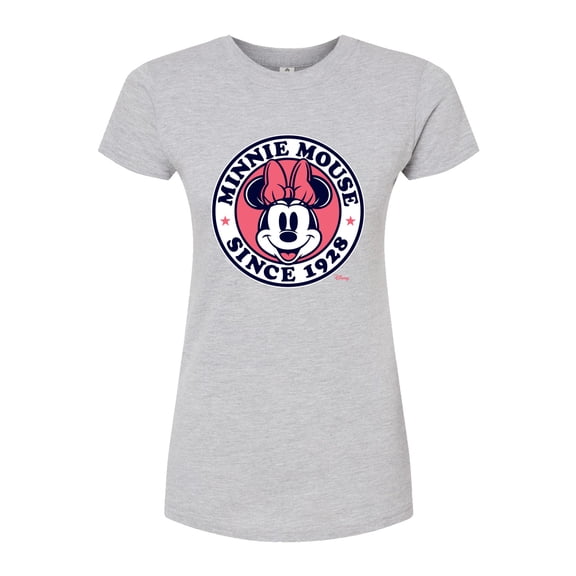 Disney - Minnie Mouse - Since 1918 - Juniors Fitted Graphic T-Shirt