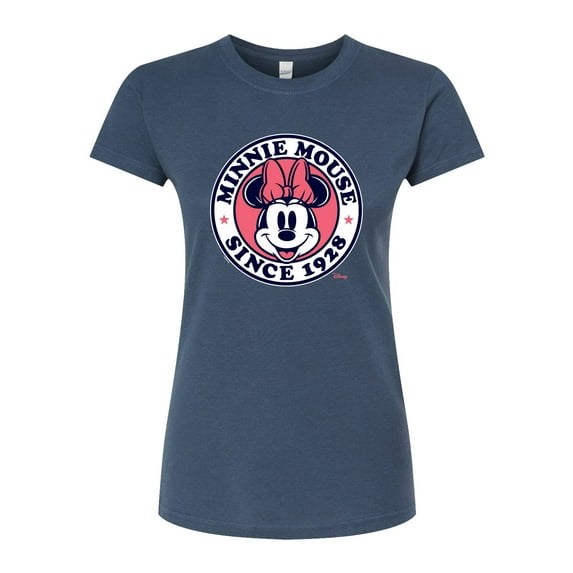 Disney - Minnie Mouse - Since 1918 - Juniors Fitted Graphic T-Shirt