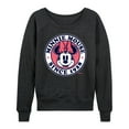 thumbnail image 1 of Disney - Minnie Mouse - Since 1918 - Women's Lightweight French Terry Long Sleeve Shirt, 1 of 4