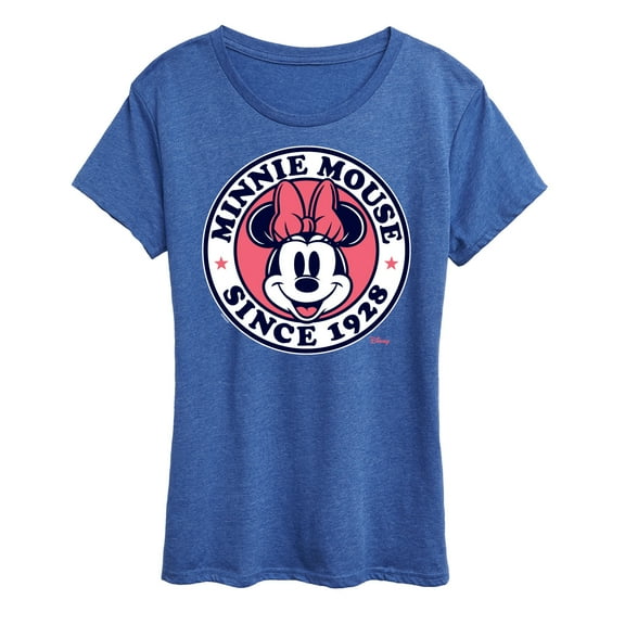 Disney - Minnie Mouse - Since 1918 - Women's Short Sleeve Graphic T-Shirt