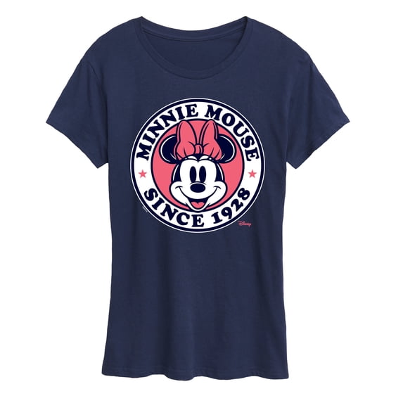 Disney - Minnie Mouse - Since 1918 - Women's Short Sleeve Graphic T-Shirt