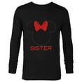 thumbnail image 1 of Disney Minnie Mouse Sister Family - Long Sleeve T-Shirt for Men – Customized-Black, 1 of 5