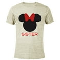 thumbnail image 1 of Disney Minnie Mouse Sister Family - Short Sleeve Blended T-Shirt for Adults – Customized-Yellow, 1 of 5