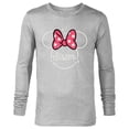 thumbnail image 1 of Disney Minnie Mouse Sister Head Icon Magic Family Trip- Long Sleeve T-Shirt for Men - Customized-Athletic Heather, 1 of 5
