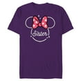thumbnail image 1 of Disney Minnie Mouse Sister Head Icon Magic Family Trip- Short Sleeve Blended T-Shirt for Adults - Customized-Purple, 1 of 5