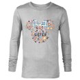 thumbnail image 1 of Disney Minnie Mouse Sister Icon Flowers Family Trip- Long Sleeve T-Shirt for Men - Customized-Athletic Heather, 1 of 5