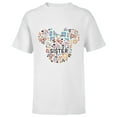 thumbnail image 1 of Disney Minnie Mouse Sister Icon Flowers Family Trip- Short Sleeve T-Shirt for Kids - Customized-White, 1 of 5