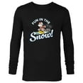 thumbnail image 1 of Disney Minnie Mouse Skiing Winter Sports Ski Fun in the Snow - Long Sleeve T-Shirt for Men - Customized-Black, 1 of 5