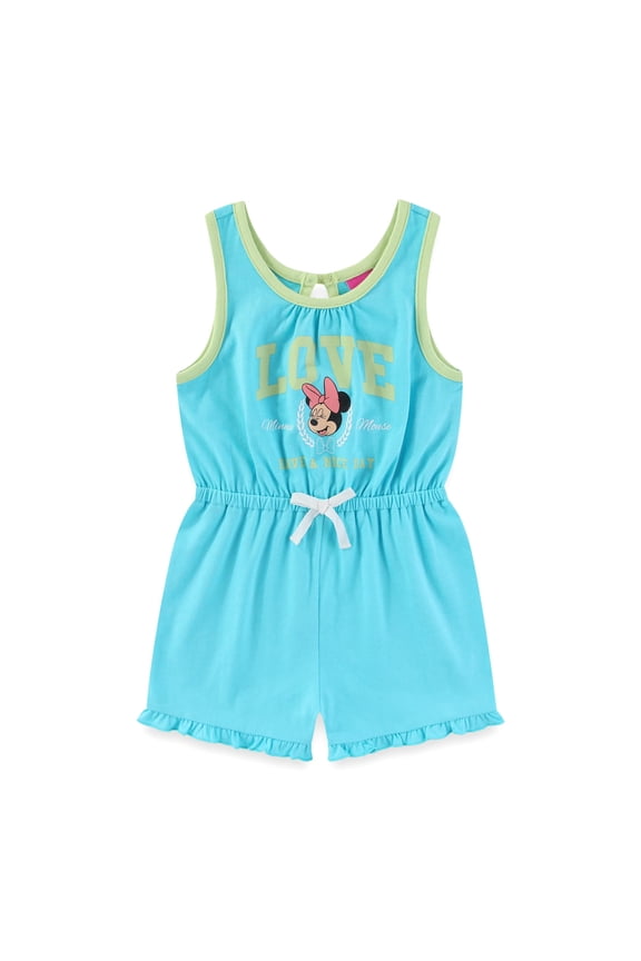 Minnie Mouse Sleeveless Romper (Girls), Sizes 2T-7