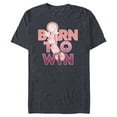 thumbnail image 1 of Disney Minnie Mouse Sports Basketball Dunk Born to Win - Short Sleeve Blended T-Shirt for Adults - Customized-Navy Heather, 1 of 5