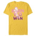 thumbnail image 1 of Disney Minnie Mouse Sports Basketball Dunk Born to Win - Short Sleeve Blended T-Shirt for Adults - Customized-Yellow, 1 of 5