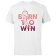 thumbnail image 1 of Disney Minnie Mouse Sports Basketball Dunk Born to Win - Short Sleeve Cotton T-Shirt for Adults - Customized-White, 1 of 5