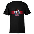 thumbnail image 1 of Disney Minnie Mouse Sports Goal Winning Kick Soccer Ball - Short Sleeve T-Shirt for Kids - Customized-Black, 1 of 5