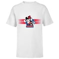 thumbnail image 1 of Disney Minnie Mouse Sports Goal Winning Kick Soccer Ball - Short Sleeve T-Shirt for Kids - Customized-White, 1 of 5