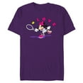thumbnail image 1 of Disney Minnie Mouse Sports Love Tennis Player - Short Sleeve Blended T-Shirt for Adults - Customized-Purple, 1 of 5