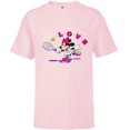 thumbnail image 1 of Disney Minnie Mouse Sports Love Tennis Player - Short Sleeve T-Shirt for Kids - Customized-Soft Pink, 1 of 5