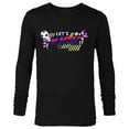 thumbnail image 1 of Disney Minnie Mouse Sports Soccer Let’s Kick It Football - Long Sleeve T-Shirt for Men - Customized-Black, 1 of 5