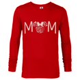thumbnail image 1 of Disney Minnie Mouse Spring Florals Mom - Long Sleeve T-Shirt for Men - Customized-New Red, 1 of 5