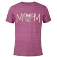 thumbnail image 1 of Disney Minnie Mouse Spring Florals Mom - Short Sleeve Blended T-Shirt for Adults - Customized-Purple, 1 of 5