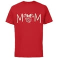 thumbnail image 1 of Disney Minnie Mouse Spring Florals Mom - Short Sleeve Cotton T-Shirt for Adults - Customized-Red, 1 of 5