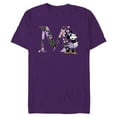 thumbnail image 1 of Disney Minnie Mouse Spring Flowers Monogram Floral Initial M - Short Sleeve Blended T-Shirt for Adults - Customized-Purple, 1 of 5