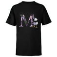 thumbnail image 1 of Disney Minnie Mouse Spring Flowers Monogram Floral Initial M - Short Sleeve T-Shirt for Kids - Customized-Black, 1 of 5