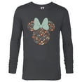 thumbnail image 1 of Disney Minnie Mouse Spring Head Icon with Bow Springtime - Long Sleeve T-Shirt for Men - Customized-Charcoal Heather, 1 of 5