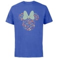 thumbnail image 1 of Disney Minnie Mouse Spring Head Icon with Bow Springtime - Short Sleeve Cotton T-Shirt for Adults - Customized-Royal Heather, 1 of 5