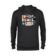 thumbnail image 1 of Disney Minnie Mouse Spring Vibes Only Springtime - Pullover Hoodie for Adults - Customized-Black, 1 of 5