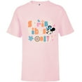 thumbnail image 1 of Disney Minnie Mouse Spring Vibes Only Springtime - Short Sleeve T-Shirt for Kids - Customized-Soft Pink, 1 of 5